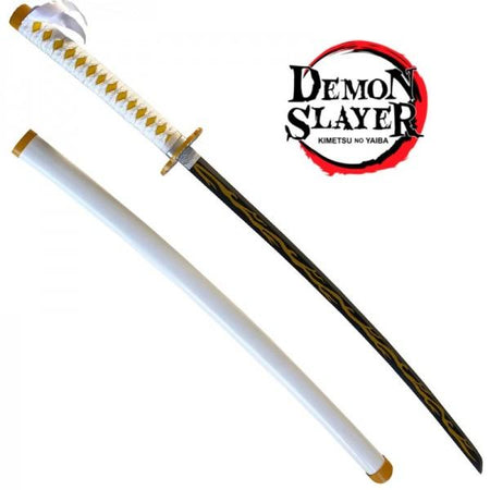 Yellow Nichirin Blade Japanese Sword in Just $77 (Japanese Steel is Available) of Agatsuma Zenitsu from Demon Slayer Type II | Japanese Samurai Sword