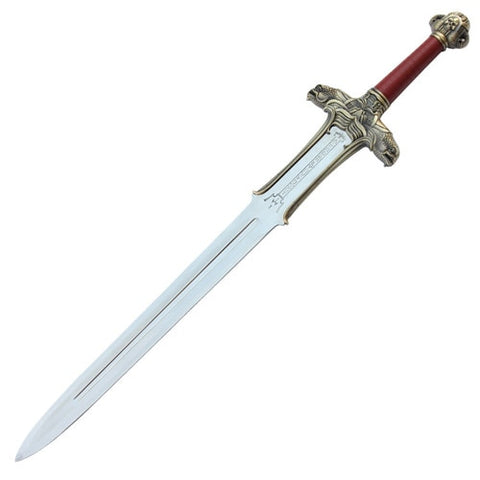 Red Atlantean Sword of Arnold Schwarzenegger (Conan) in just $99 from the movie Conan The Barbarian | Conan Sword | Barbarian Sword-Red Rexine