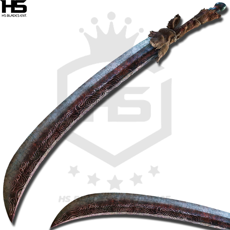 38" Omen Cleaver Sword from Elden Ring in $88 (Spring Steel & D2 Steel versions are Available) from The Elden Ring Swords-ER Sword