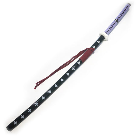 Kikoku Katana Sword of Trafalgar Law in Just $88 (Japanese Steel is also Available) from One Piece-Black & Blue | Japanese Samurai Sword