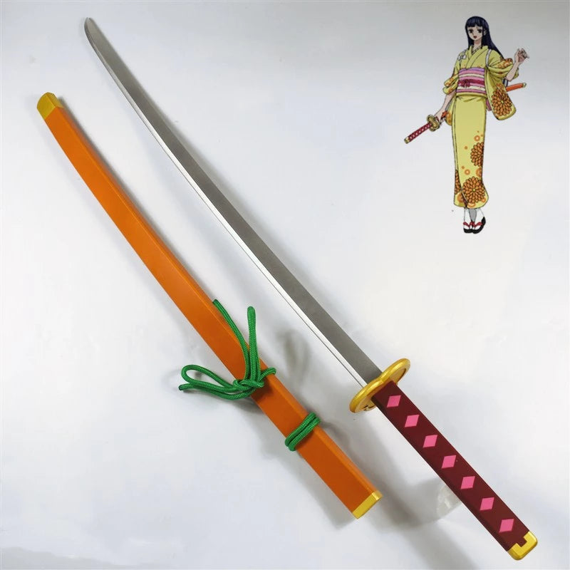 Busoshoku Haki Sword of Kikunojo Ryuo in Just $88 (Japanese Steel is also Available) from One Piece Wano-Type I | Japanese Samurai Sword