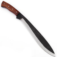 20" Clip Point Bushcraft & Camping Machete (D2 Steel, Spring Steel are available) with Custom Blade Material Variations-Bushcraft Machete