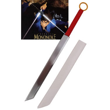 27" Princess Mononoke Ashitaka Sword in Just $77 (Spring Steel & D2 Steel versions are Available) of Ashitaka from Princess Mononoke