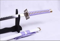 Senbonzakura Katana Sword of Kuchiki Byakuya in $77 (Japanese Steel Available) Zanpakuto from Bleach-Purple & White | Bleach Katana | Zanpakuto Katana