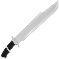 21" Predator Bushcraft Machete with Sheath (Spring Steel, D2 Steel is also available)