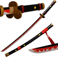 Black Ame No Habakiri Enma Sword of Roronoa Zoro in $88 (Japanese Steel is also Available) from One Piece Swords| Japanese Samurai Sword | Type V