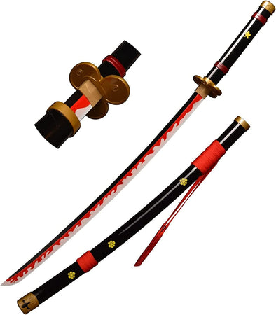 Black Ame No Habakiri Enma Sword of Roronoa Zoro in $88 (Japanese Steel is also Available) from One Piece Swords| Japanese Samurai Sword | Type V