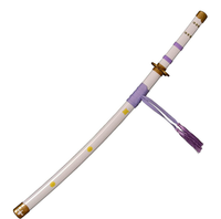 White Ame No Habakiri Enma Sword of Roronoa Zoro in $88 (Japanese Steel is also Available) from One Piece Swords| Japanese Samurai Sword | Type IV