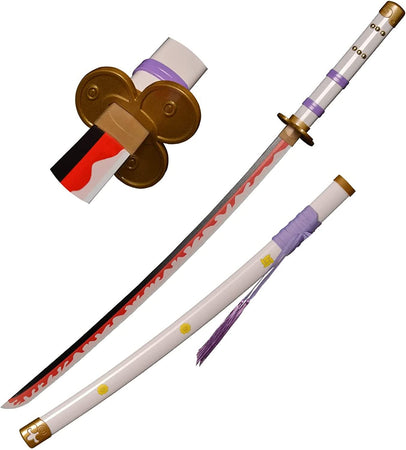 White Ame No Habakiri Enma Sword of Roronoa Zoro in $88 (Japanese Steel is also Available) from One Piece Swords| Japanese Samurai Sword | Type IV