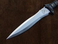 15" Resident Evil Combat Knife of Leon Kennedy from Resident Evil in Just $69 (Spring Steel & D2 Steel versions are Available) from The Resident Evil Knives