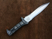 15" Resident Evil Combat Knife of Leon Kennedy from Resident Evil in Just $69 (Spring Steel & D2 Steel versions are Available) from The Resident Evil Knives