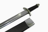 38" Silver Plated Full Tang Lagertha Sword (Spring Steel & D2 Steel Battleready) are available with Scabbard