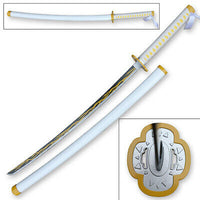 Yellow Nichirin Blade Japanese Sword in Just $77 (Japanese Steel is Available) of Agatsuma Zenitsu from Demon Slayer Type I | Japanese Samurai Sword