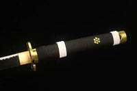 Black Ame No Habakiri Enma Sword of Roronoa Zoro in $88 (Japanese Steel is also Available) from One Piece Swords| Japanese Samurai Sword | Type III