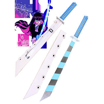Stocking Stripe Sword in Just $77 (Spring Steel & D2 Steel versions are Available) of Stocking from Panty & Stocking with Garterbelts-Anime Swords