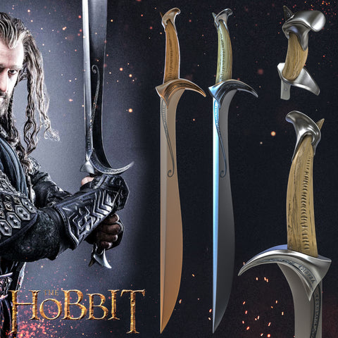 39" Orcrist Sword in Just $88 (Battleready Spring Steel & D2 Steel versions Available) of Thorin Okenshield from The Hobbit