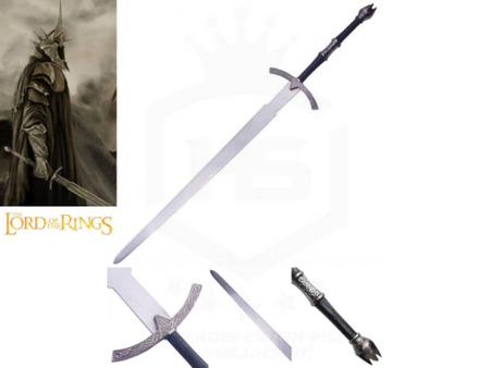 45" Sword of Witch King of Angmar in Just $88 (Battleready Spring Steel & D2 Steel Versions are also Available) from Lord of The Rings