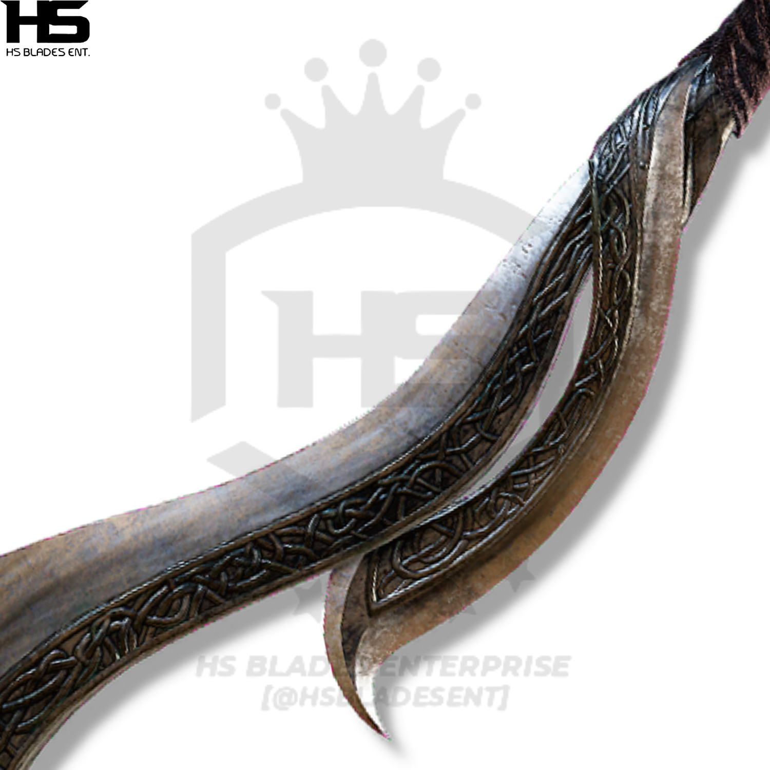 45” Zamor Curved Sword of in Just $121 (Spring Steel & D2 Steel